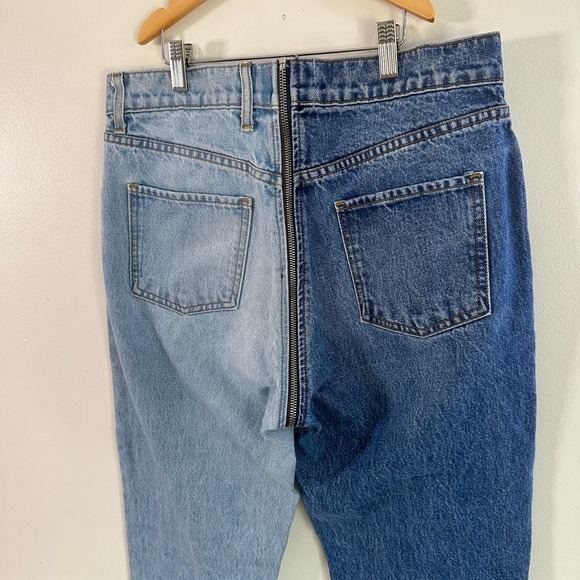 REVICE Two-Tone Blue Jeans - Picture 7 of 9